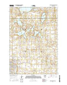 Hutchinson East Minnesota Current topographic map, 1:24000 scale, 7.5 X 7.5 Minute, Year 2016