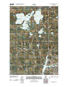 Hutchinson West Minnesota Historical topographic map, 1:24000 scale, 7.5 X 7.5 Minute, Year 2010