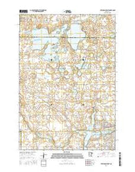 Hutchinson West Minnesota Current topographic map, 1:24000 scale, 7.5 X 7.5 Minute, Year 2016