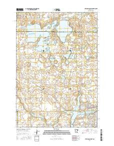 Hutchinson West Minnesota Current topographic map, 1:24000 scale, 7.5 X 7.5 Minute, Year 2016