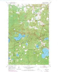 Idington Minnesota Historical topographic map, 1:24000 scale, 7.5 X 7.5 Minute, Year 1952