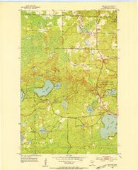 Idington Minnesota Historical topographic map, 1:24000 scale, 7.5 X 7.5 Minute, Year 1952