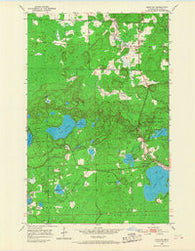 Idington Minnesota Historical topographic map, 1:24000 scale, 7.5 X 7.5 Minute, Year 1952