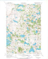 Inspiration Peak Minnesota Historical topographic map, 1:24000 scale, 7.5 X 7.5 Minute, Year 1969