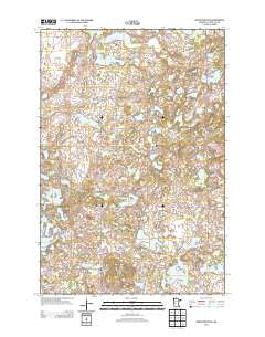 Inspiration Peak Minnesota Historical topographic map, 1:24000 scale, 7.5 X 7.5 Minute, Year 2013