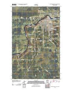 International Falls Minnesota Historical topographic map, 1:24000 scale, 7.5 X 7.5 Minute, Year 2010