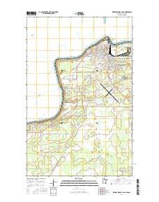 International Falls Minnesota Current topographic map, 1:24000 scale, 7.5 X 7.5 Minute, Year 2016