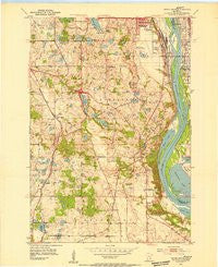 Inver Grove Heights Minnesota Historical topographic map, 1:24000 scale, 7.5 X 7.5 Minute, Year 1951