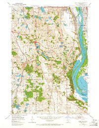 Inver Grove Minnesota Historical topographic map, 1:24000 scale, 7.5 X 7.5 Minute, Year 1951