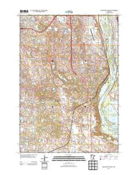 Inver Grove Heights Minnesota Historical topographic map, 1:24000 scale, 7.5 X 7.5 Minute, Year 2013