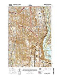 Inver Grove Heights Minnesota Current topographic map, 1:24000 scale, 7.5 X 7.5 Minute, Year 2016