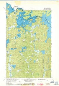 Iron Lake Minnesota Historical topographic map, 1:24000 scale, 7.5 X 7.5 Minute, Year 1963