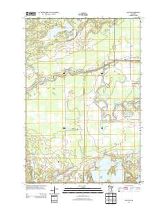 Iron Hub Minnesota Historical topographic map, 1:24000 scale, 7.5 X 7.5 Minute, Year 2013