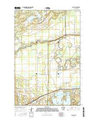Iron Hub Minnesota Current topographic map, 1:24000 scale, 7.5 X 7.5 Minute, Year 2016