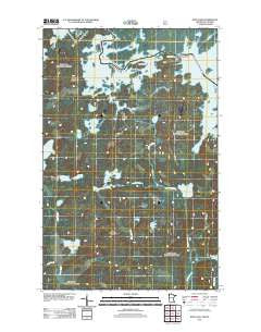 Iron Lake Minnesota Historical topographic map, 1:24000 scale, 7.5 X 7.5 Minute, Year 2011