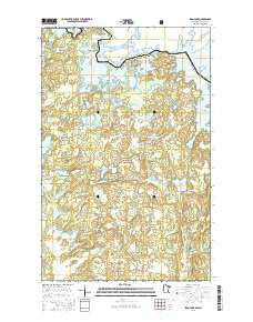 Iron Lake Minnesota Current topographic map, 1:24000 scale, 7.5 X 7.5 Minute, Year 2016