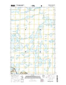 Iron Lake OE N Minnesota Current topographic map, 1:24000 scale, 7.5 X 7.5 Minute, Year 2016