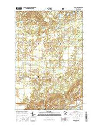 Isaac Lake Minnesota Current topographic map, 1:24000 scale, 7.5 X 7.5 Minute, Year 2016