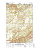 Isaac Lake Minnesota Current topographic map, 1:24000 scale, 7.5 X 7.5 Minute, Year 2016