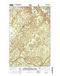 Isabella Minnesota Current topographic map, 1:24000 scale, 7.5 X 7.5 Minute, Year 2016
