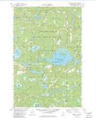 Isabella Lake Minnesota Historical topographic map, 1:24000 scale, 7.5 X 7.5 Minute, Year 1981