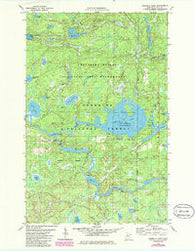 Isabella Lake Minnesota Historical topographic map, 1:24000 scale, 7.5 X 7.5 Minute, Year 1981