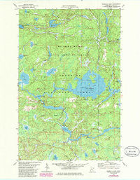 Isabella Lake Minnesota Historical topographic map, 1:24000 scale, 7.5 X 7.5 Minute, Year 1981