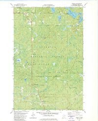 Isabella Minnesota Historical topographic map, 1:24000 scale, 7.5 X 7.5 Minute, Year 1981