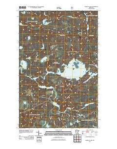 Isabella Lake Minnesota Historical topographic map, 1:24000 scale, 7.5 X 7.5 Minute, Year 2011