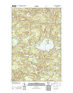 Isabella Lake Minnesota Historical topographic map, 1:24000 scale, 7.5 X 7.5 Minute, Year 2013