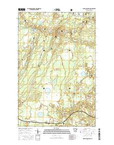 Isabella Station Minnesota Current topographic map, 1:24000 scale, 7.5 X 7.5 Minute, Year 2016