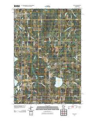 Isanti Minnesota Historical topographic map, 1:24000 scale, 7.5 X 7.5 Minute, Year 2010
