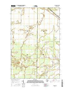 Island Minnesota Current topographic map, 1:24000 scale, 7.5 X 7.5 Minute, Year 2016
