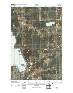Isle Minnesota Historical topographic map, 1:24000 scale, 7.5 X 7.5 Minute, Year 2010