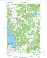 Isle Minnesota Historical topographic map, 1:24000 scale, 7.5 X 7.5 Minute, Year 1968
