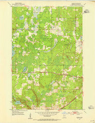 Iverson Minnesota Historical topographic map, 1:24000 scale, 7.5 X 7.5 Minute, Year 1954