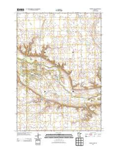 Iverson Lake Minnesota Historical topographic map, 1:24000 scale, 7.5 X 7.5 Minute, Year 2013