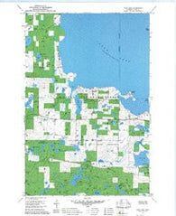 Jack Lake Minnesota Historical topographic map, 1:24000 scale, 7.5 X 7.5 Minute, Year 1971
