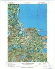 Jack Lake Minnesota Historical topographic map, 1:24000 scale, 7.5 X 7.5 Minute, Year 1971
