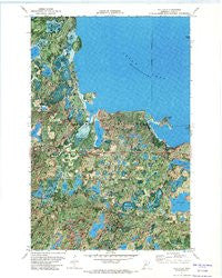 Jack Lake Minnesota Historical topographic map, 1:24000 scale, 7.5 X 7.5 Minute, Year 1971