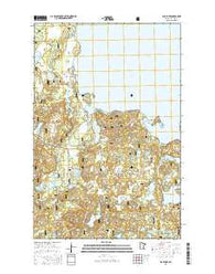 Jack Lake Minnesota Current topographic map, 1:24000 scale, 7.5 X 7.5 Minute, Year 2016