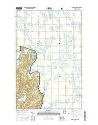 Jackfish Lake Minnesota Current topographic map, 1:24000 scale, 7.5 X 7.5 Minute, Year 2016