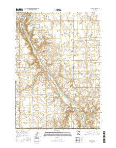 Jackson Minnesota Current topographic map, 1:24000 scale, 7.5 X 7.5 Minute, Year 2016