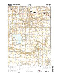 Janesville Minnesota Current topographic map, 1:24000 scale, 7.5 X 7.5 Minute, Year 2016