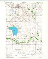 Janesville Minnesota Historical topographic map, 1:24000 scale, 7.5 X 7.5 Minute, Year 1966