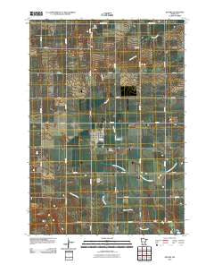 Jeffers Minnesota Historical topographic map, 1:24000 scale, 7.5 X 7.5 Minute, Year 2010