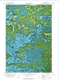 Jelle NE Minnesota Historical topographic map, 1:24000 scale, 7.5 X 7.5 Minute, Year 1973