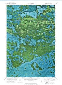 Jelle Minnesota Historical topographic map, 1:24000 scale, 7.5 X 7.5 Minute, Year 1973