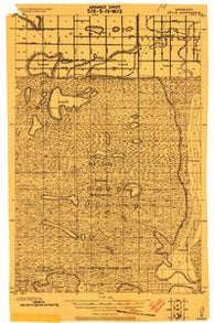 Jelle Minnesota Historical topographic map, 1:62500 scale, 15 X 15 Minute, Year 1918