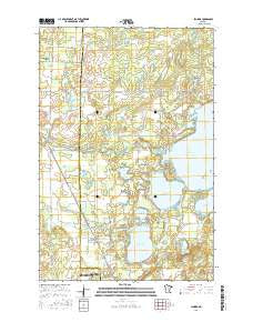 Jenkins Minnesota Current topographic map, 1:24000 scale, 7.5 X 7.5 Minute, Year 2016